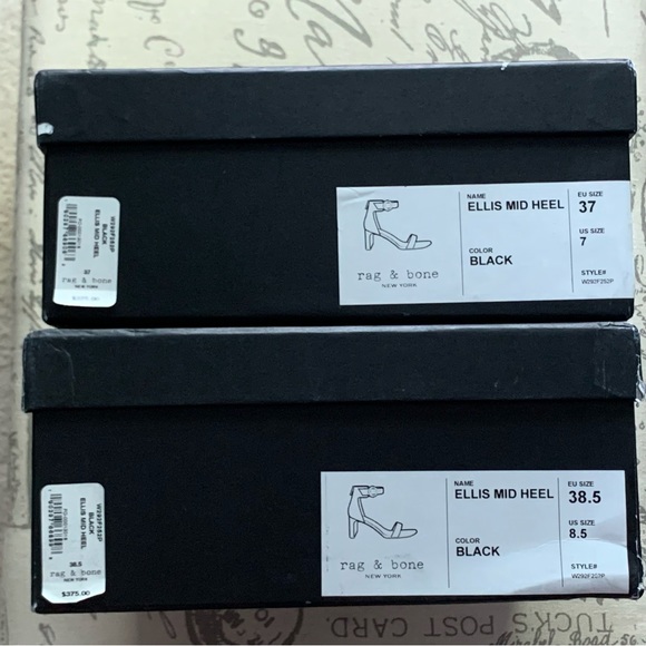 Rag & Bone Ellis Sandals in Black Size 7 & 8.5 (NIB) - Picture 8 of 9